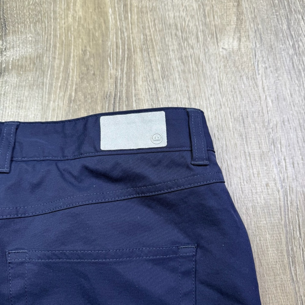 Peter Millar Mens Blue Performance Stretch EB66 Golf Trouser Pants 36x32 - Picture 5 of 14